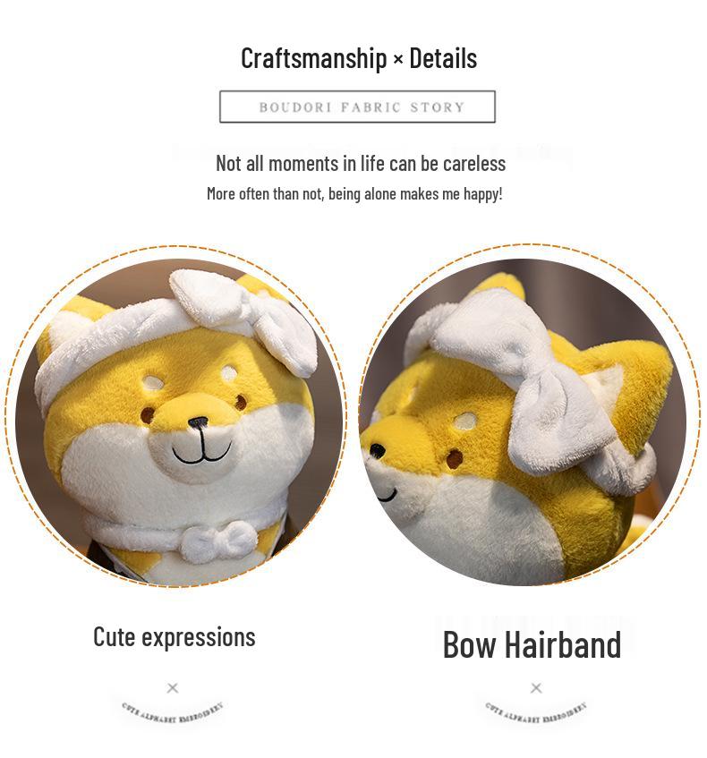 Inazuma Taromaru Plush: Cute Shiba Inu Anime Dog Doll