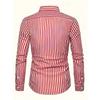 Spring and Autumn Men's Long Sleeved Button Up Shirt 3D Digital Printing for Casual Daily Entertainment and Fashion Design