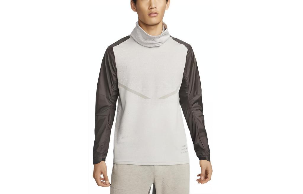 Nike THERMA FIT ADV T Shirts Men's Cave Stone Turtleneck Moderate Straight Fit DM4629-289
