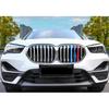 For BMW X1 F48 20 21 22 ABS 3-Color Front Center Mesh Grille Grill Strip Trim