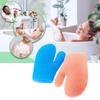 Exfoliating Shower Glove With Colorful Honeycomb Weave And Tpu High Elasticity Antibacterial Material Gentle Safe And Durable