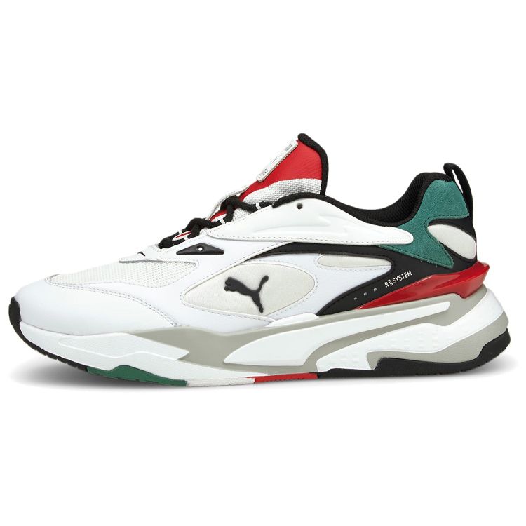 Puma Unisex White Black Sneakers 375641-01 EU 39