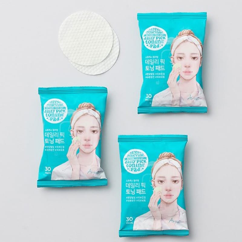 [Ariul] Stress Relieving Daily Pick Toning Pad 30 sheets X 3