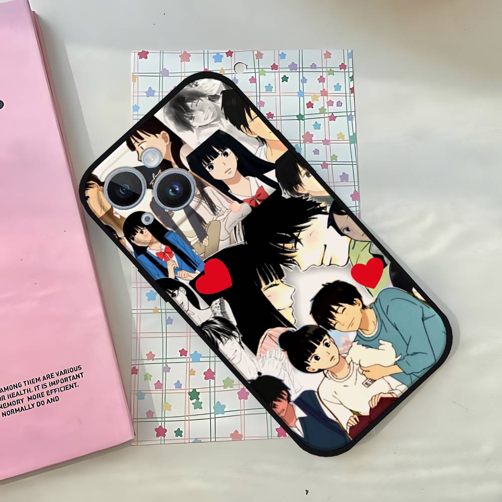 K-Kimi Ni T-Todoke Sawako Phone Case For IPhone 1716 15 14 13 Pro Max 11 12 Mini X Xs XR Black Silicone Cover