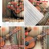 Hedgehog Guitar Curtains Flat Digital Print Blushing Animal Playing Music Red Roses Cozy Living Room Decor Set Of 2 Made Polyester Area
