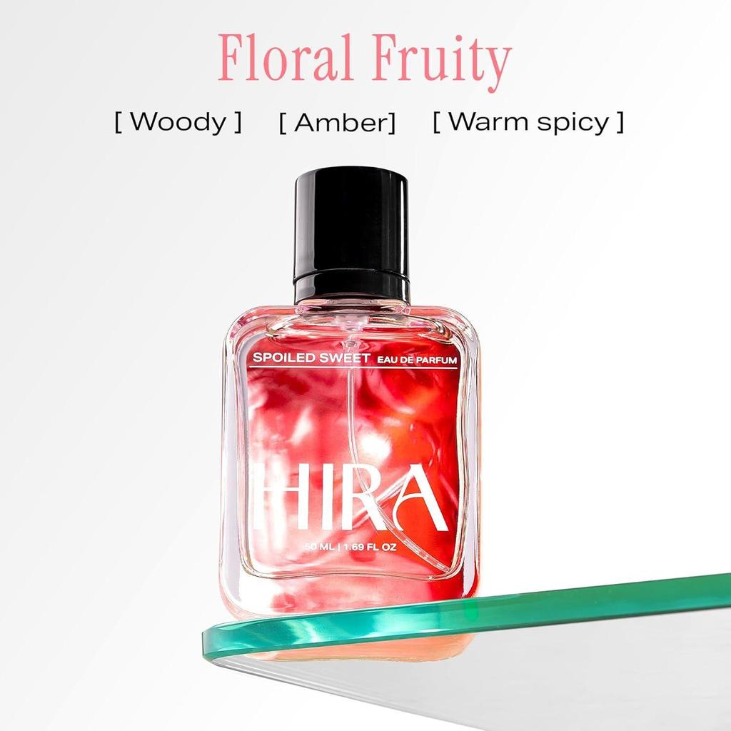 HIRA Spoiled Sweet Perfume for Women | Best Women Perfume with Pear, Hazelnut & Vanilla Notes | Sweet & Fruity Everyday Fragrance |