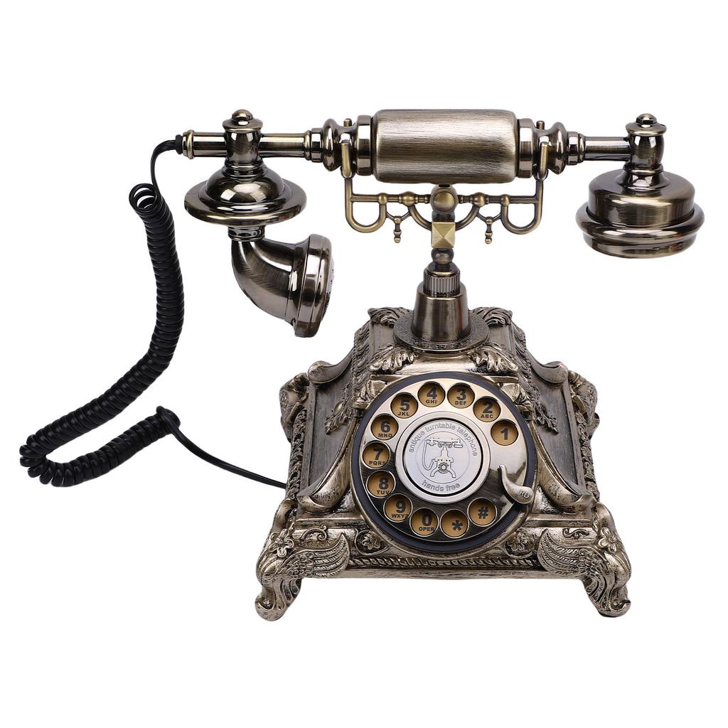 Guest Book Phone 32G Capacity Vintage Retro Telephone Customized Voice Message for Wedding Party