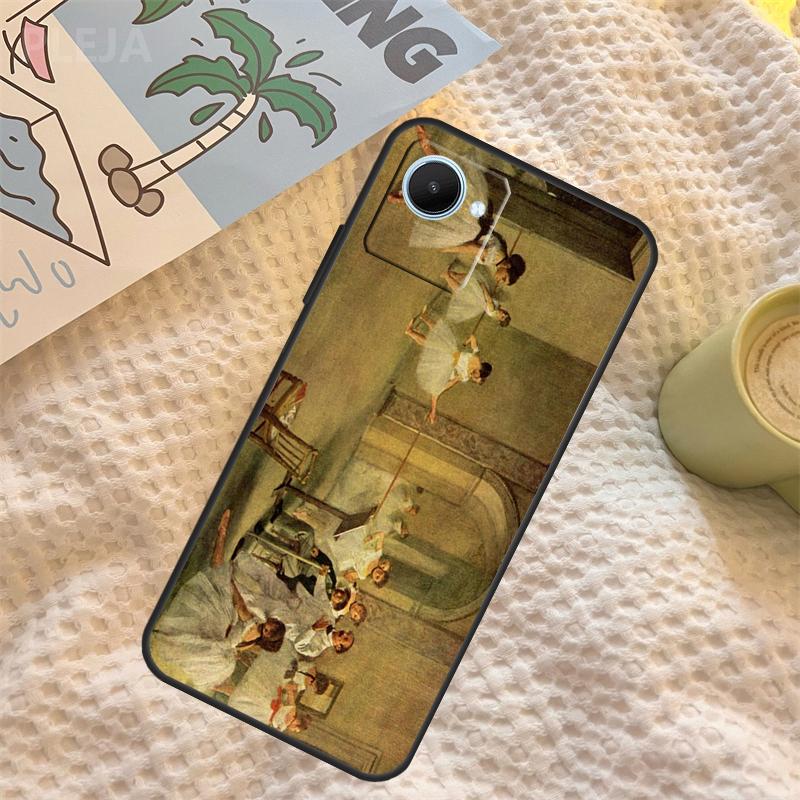 

The Ballet Class Edgar Degas Case For Realme C67 C63 C55 C51 C75 C61 C53 C35 C65 C71 11 12 13 14 15 Pro Plus GT6 GT7 Pro Realme C53