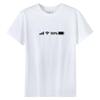 Low Battery 1% T-Shirt, Short Sleeve, Battery Full Signal Design, Pure Cotton, Couple Style, 2024 Collection, Large Size for Men