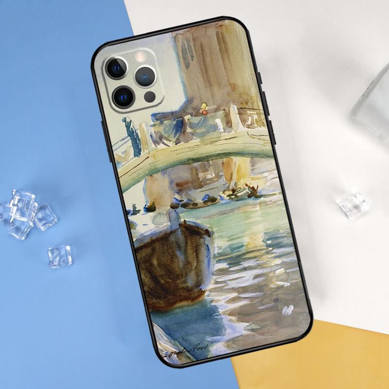 Travel italy Street Venice Phone Case For iPhone 16 Pro Max 16e 12 13 Mini 11 14 15 Pro Max XR 15 16 Plus Cover Shell
