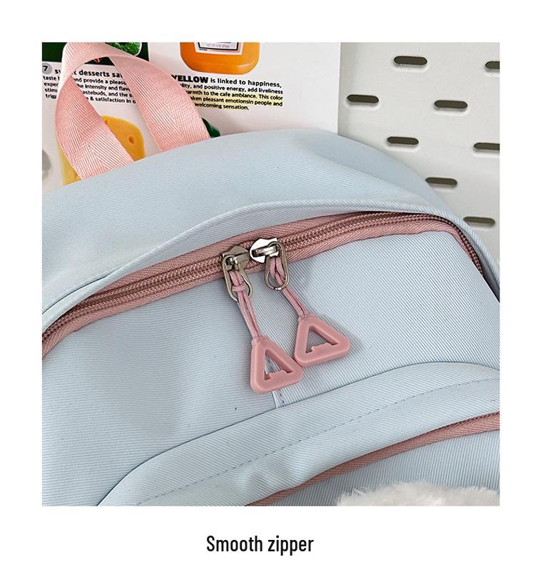 Cute Cartoon Bear Backpack for Women and Students - Mori Style Shoulder Bag