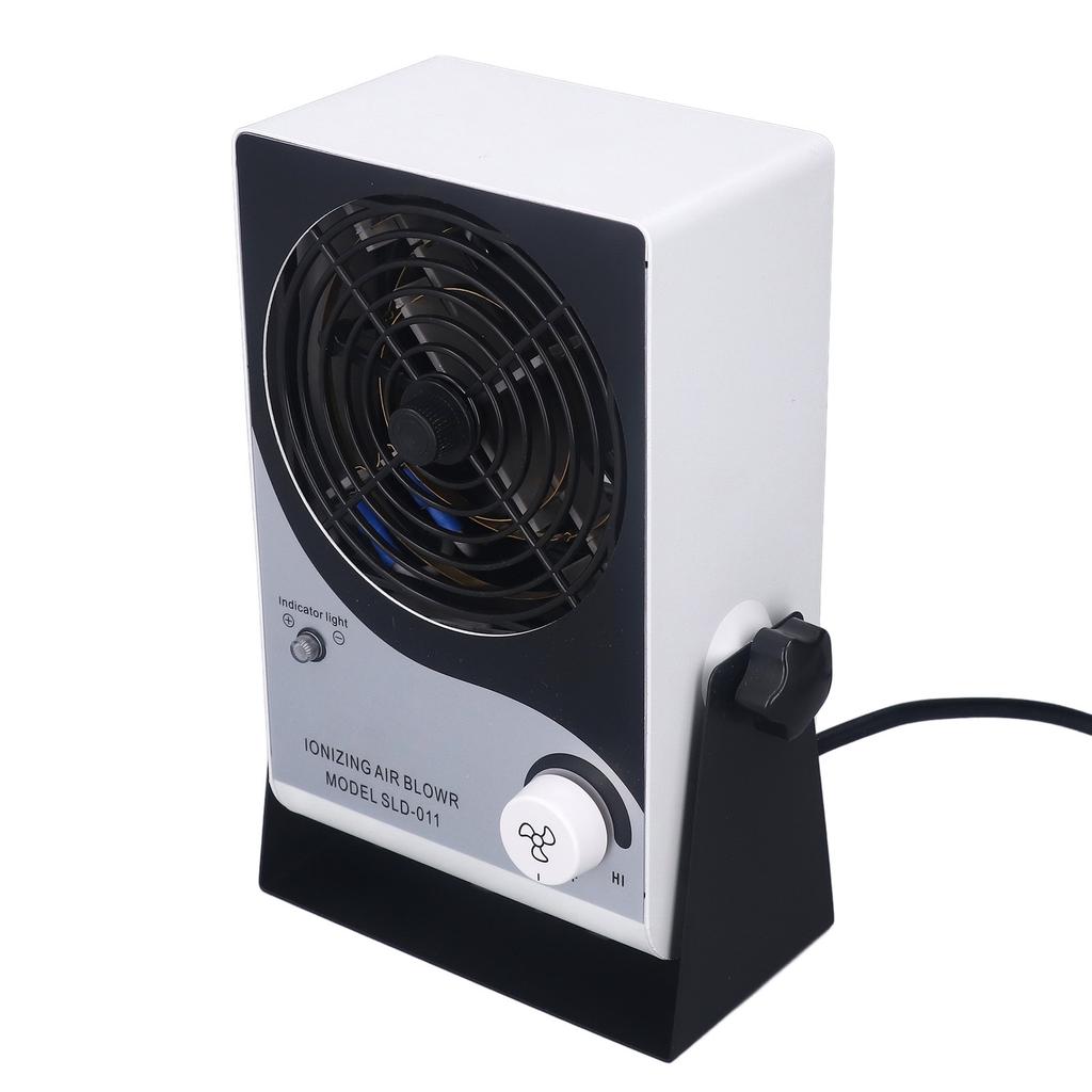 Desktop Ionizing Air Blower Static Elimination Dust Removal ESD Ionizer Fan for Production Lines US