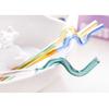 Knotting Transparent Colored Straws Lightweight Smooth Edge Straws for Kitchen Hotel Restaurants