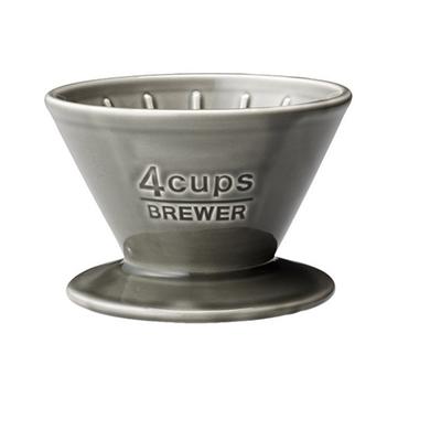SCS Brewer 4cups Porcelain Gray Coffee Dishwasher Safe 27632
