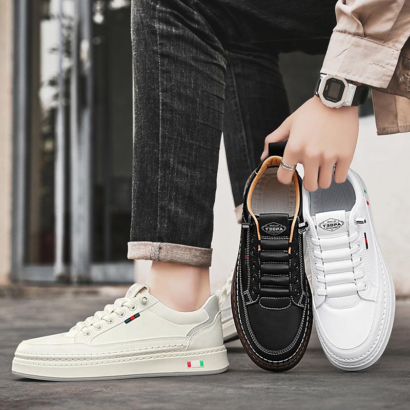 Herrenschuhe atmungsaktiv Mode neuer Trend vielseitige Board-Schuhe bequem Herrenmode verschleißfest Sport rutschfest Herren Trend Board-Schuhe