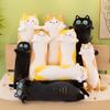 Long Cat Plush Toy Soft Stuffed Animal Pillow Bed Sleeping Comfort Decor