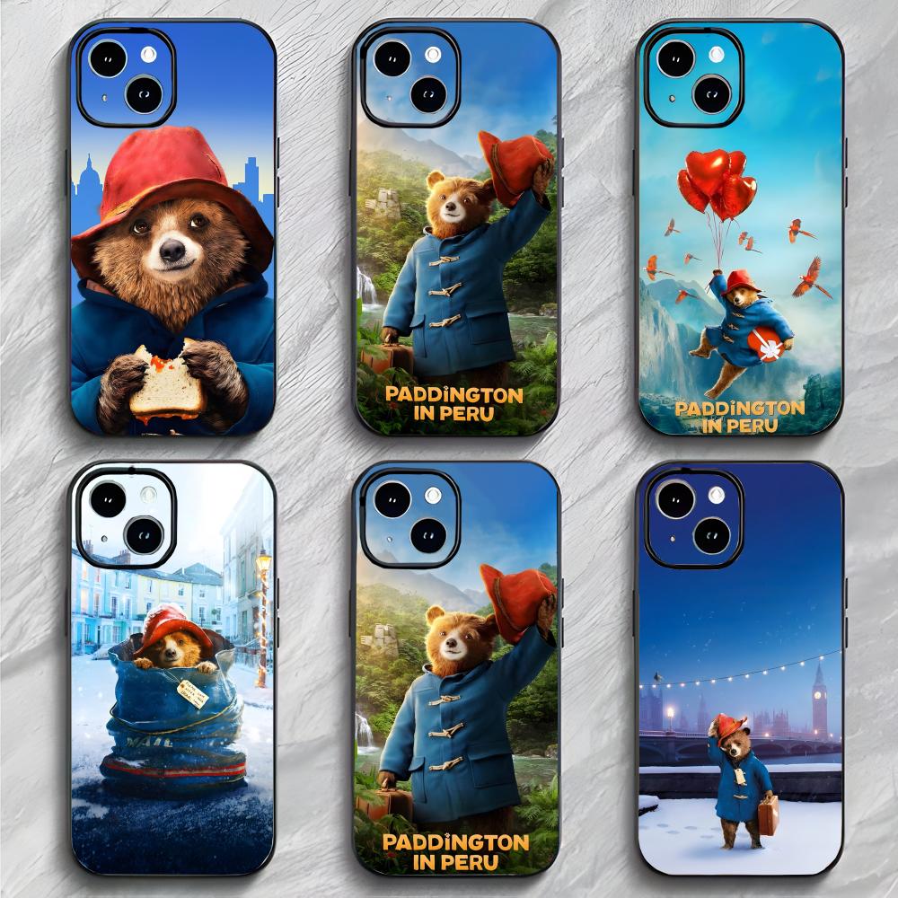 Lovely Bear P-Paddington Movie Phone Case Phone Case Soft Packaging Lightweight For iPhone17 16 15 14 13ProMax