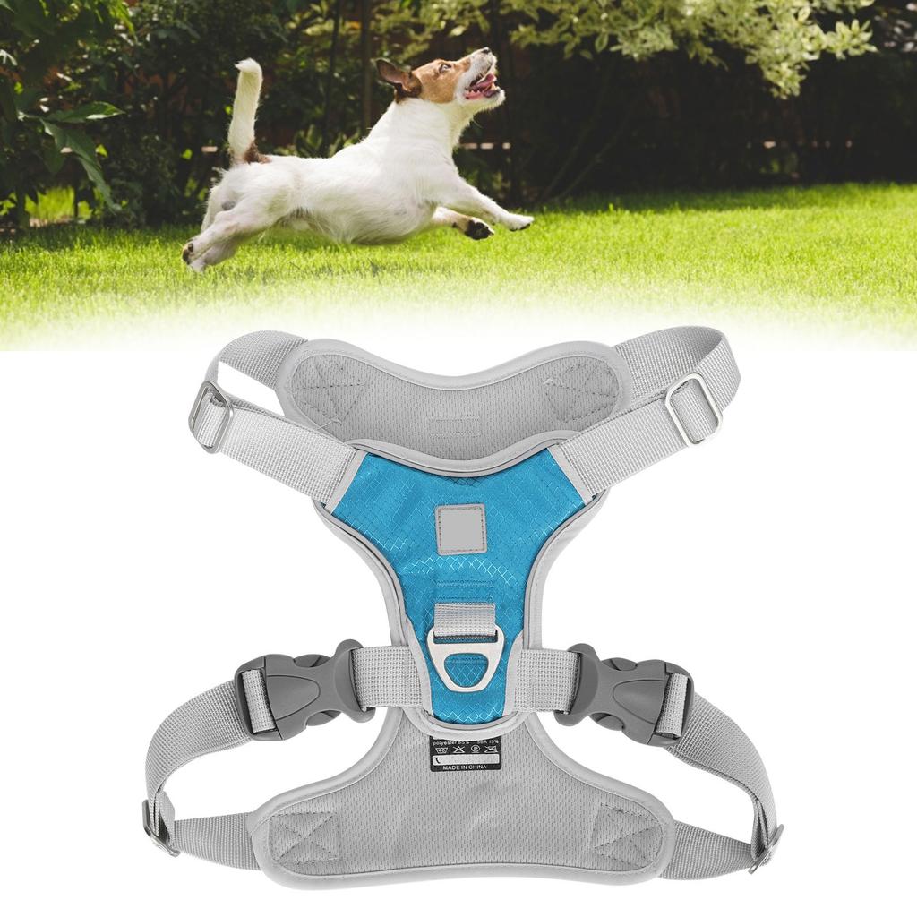 Pet Leash Vest Reflective Stripe Harness Adjustable Oxford Cloth Cat Dog Outdoor Walking