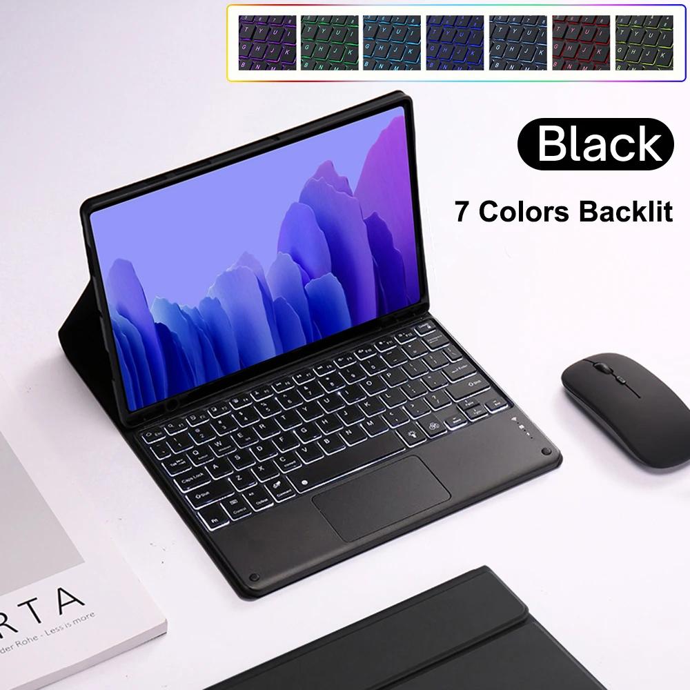Case for Samsung Galaxy Tab A7 10.4inch Detachable Bluetooth Keyboard Case For Samsung Tab A7 SM-T500/T503/T505/T507/T509