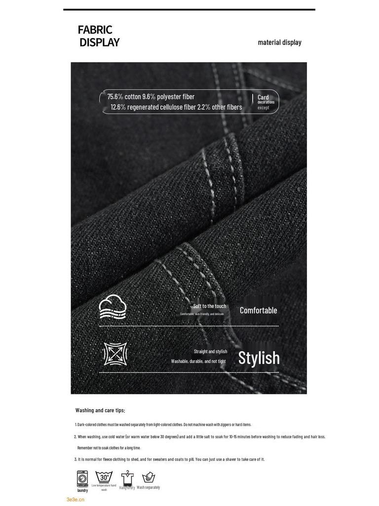 Dziecięce dżinsowe spodnie scimitar: Punkowe haftowane proste nogawki na wiosnę i jesień 2025 - Modna moda chłopięca.