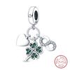 Charms Luminous Firefly Stars Cherry S925 Silver Pendants Beads 3mm DIY Party Christmas Fine Jewelry Making Gifts