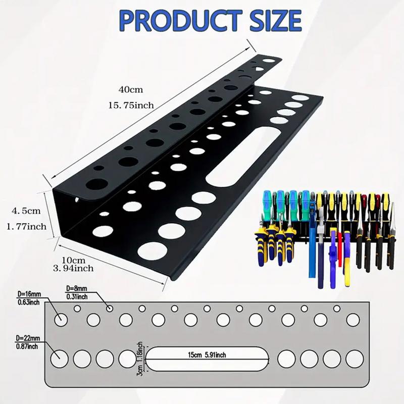 Organizer na śrubokręty i klucze Stojak na narzędzia naprawcze Uchwyt na śrubokręty Stojak do przechowywania Stojak na narzędzia naprawcze Ściana
