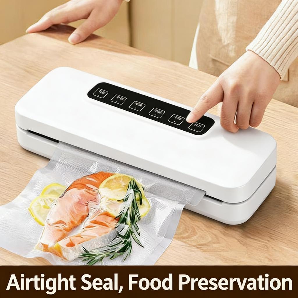2-in-1 Heat Sealer and Cutter for Plastic Bags, Airtight Food Storage