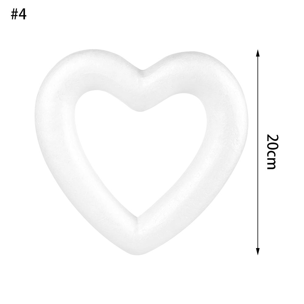 4/6/8 Inch Round Cake Foam Mould Polystyrene Sugarcraft Dummy Practice Model Kitchen Accessories Party DIY Decorations