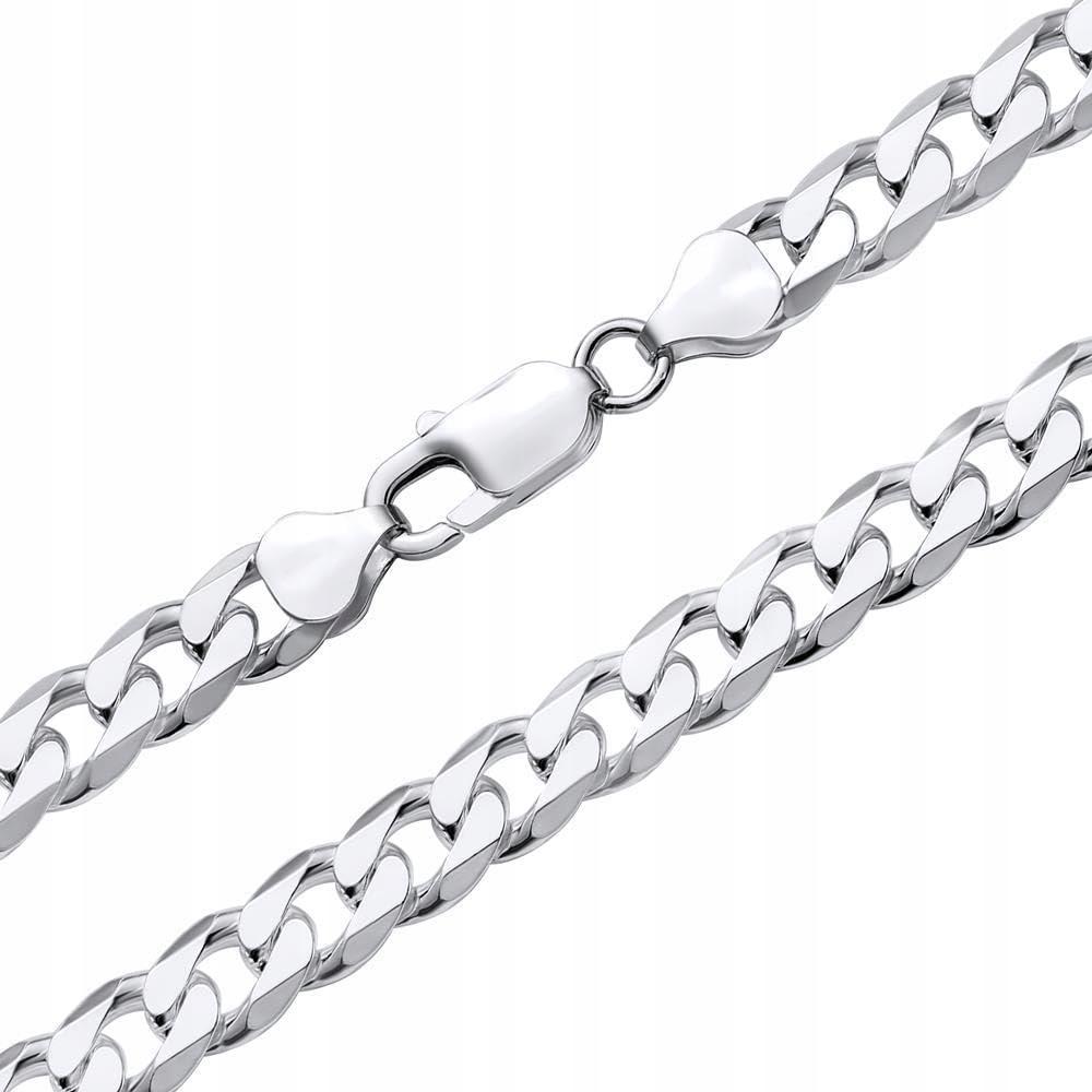 FULL Silver Men' Chain 5mm 925 SILVER PANCER Italian Chain