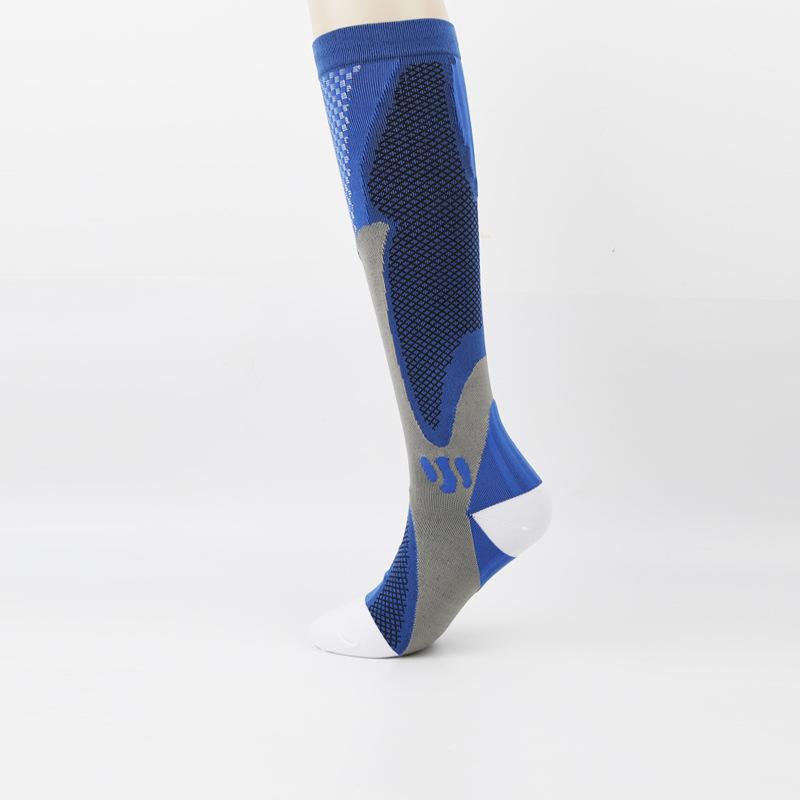 Nylon Sport Compression Socks - Unisex Breathable, Lightweight Calf Support for Cycling