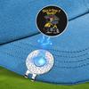 Magnetic Golf Ball Marker Position Marker Golf Cap Clips Funny Golf Hat Clips  Men Women