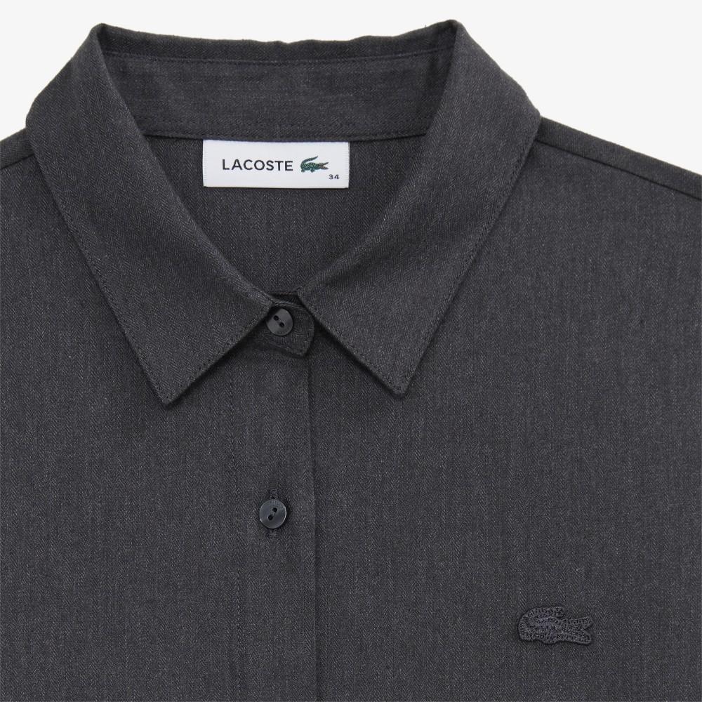 [lacoste] Women's Flannel Woven Long Dress EF996E-55N050