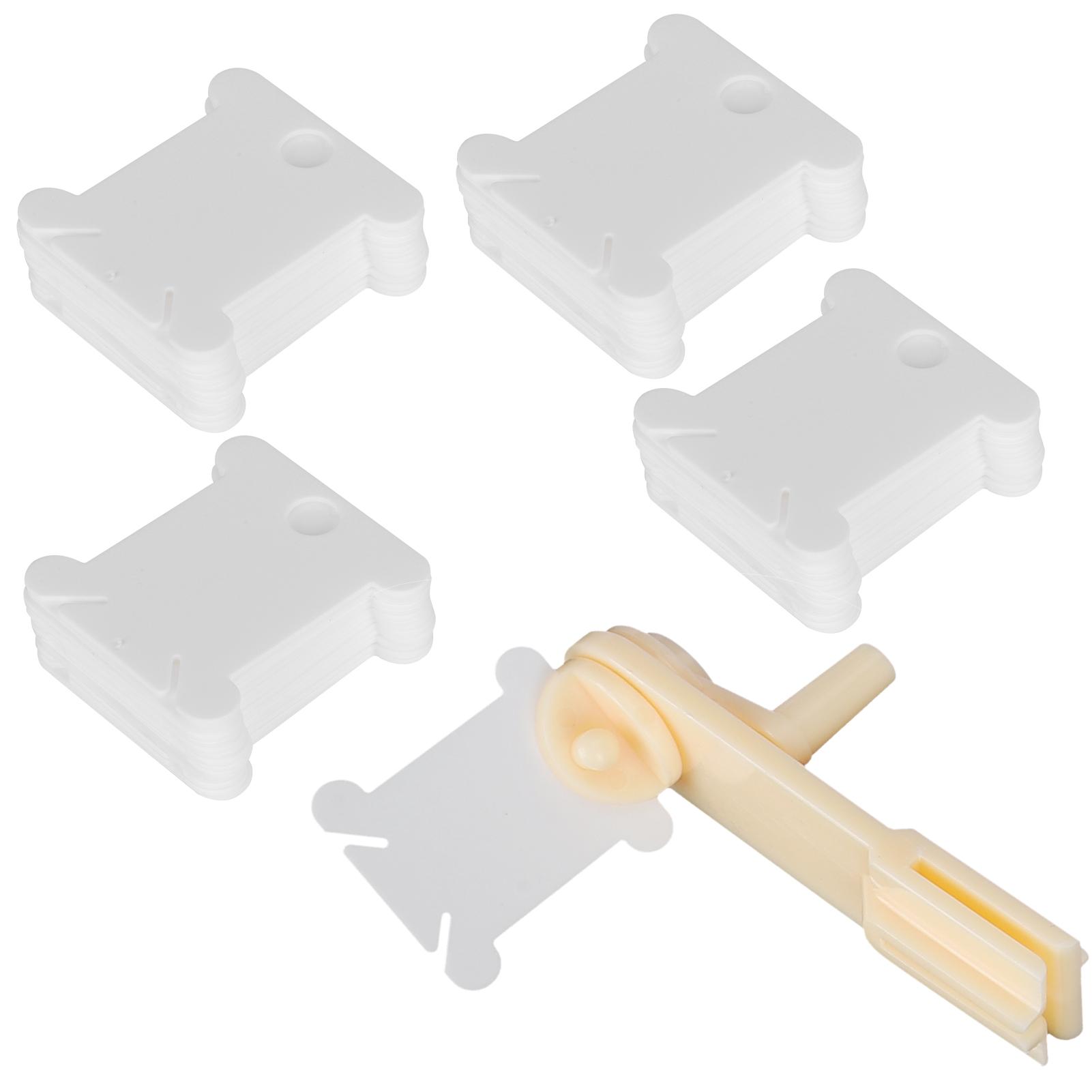 

120Pcs Cross Stitch Winding Board Hand Cranked Yarn Winder DIY Sewing Accessories