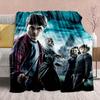 Harry Potter Magic Owl Flannel Blanket - Soft Warm Perfect for Sofa, Bedding Camping Travel Office Home Decor -QJY