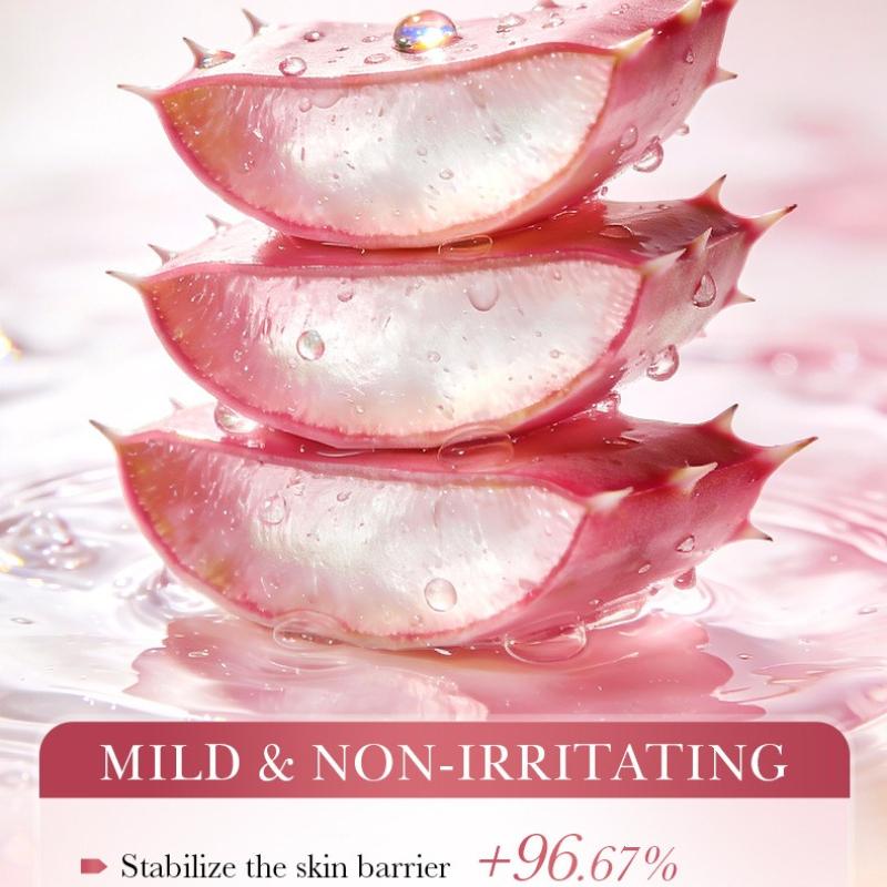 Pink Aloe Vera Serum 60ml Hydrating Moisturizing Rejuvenation Serum Skin Care Products
