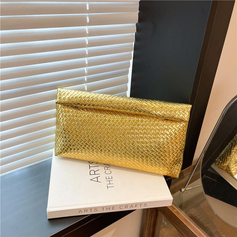 Frühling und Sommer neu schlicht einfarbig hochwertige Textur Temperament städtische Business-Pendler Damen-Clutch-Tasche hoher Wert