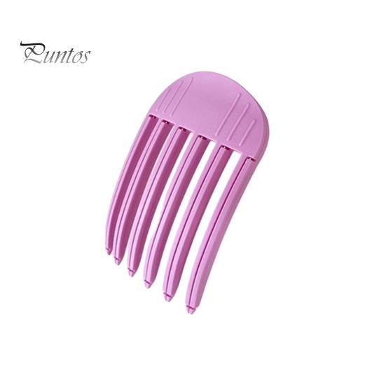 

Невидимая заколка для волос, пластиковая расческа для естественного объема, пушистая укладка, приподнимающая корни волос, термостойкая расческа для укладки волос L фиолетовый
