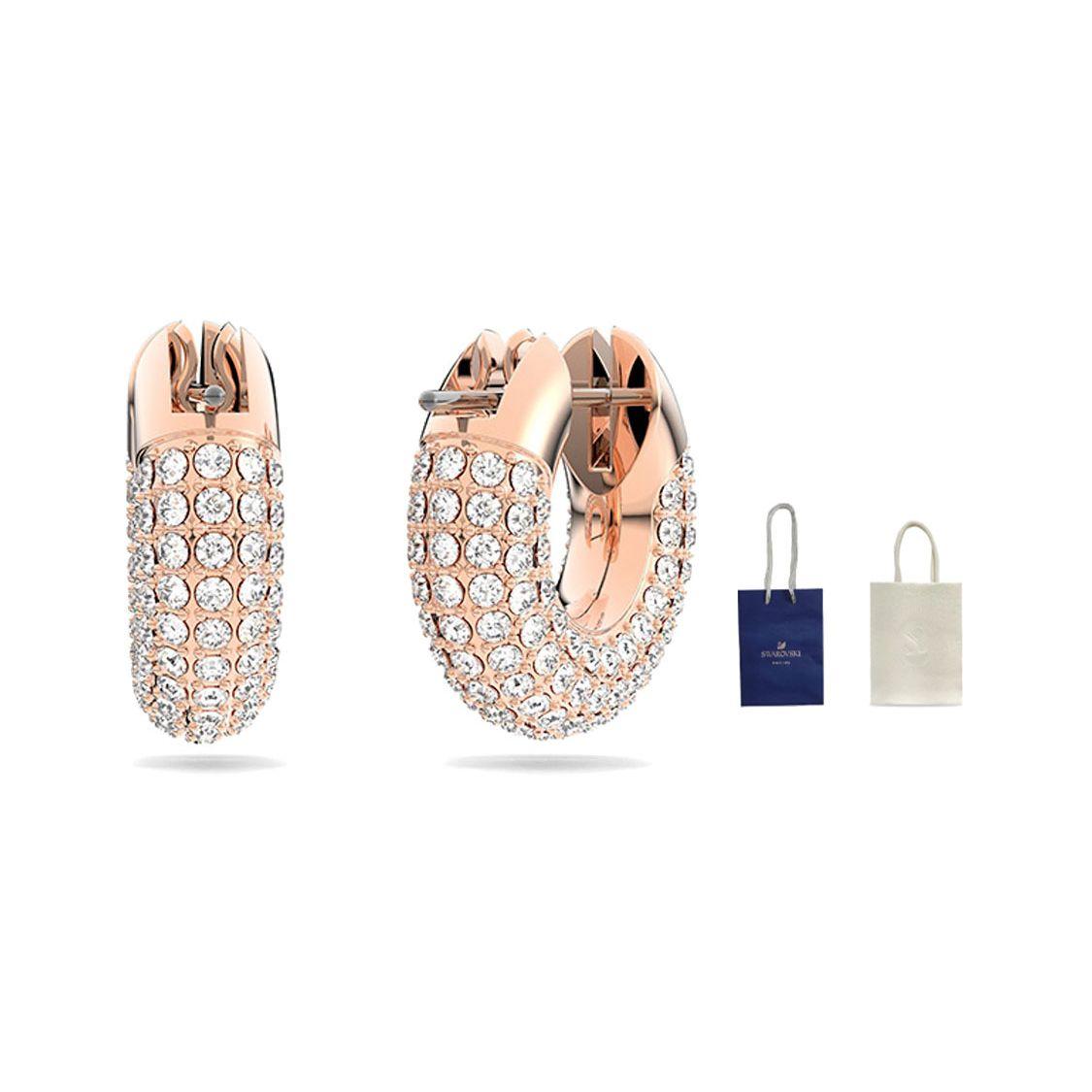 Swarovski Dextera Paved Large Hoop Earrings Women earrings 5636531 Box (Random Color)
