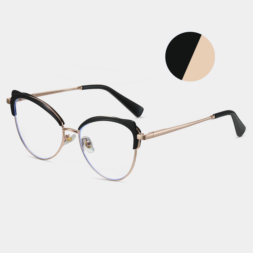 Fashion Cat Eye Presbyopia Glasses For Women Luxury Brand Vision Transparent Reading Glasses Antifatigue Computer Eyewear