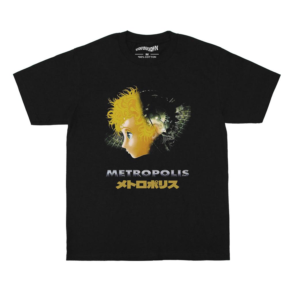 Metropolis TShirt Japanese Anime Katsuhiro Ohtomo Osamu Tezuka Memories Classic Fit Unisex Women Cotton Short Sleeves Top Shirt