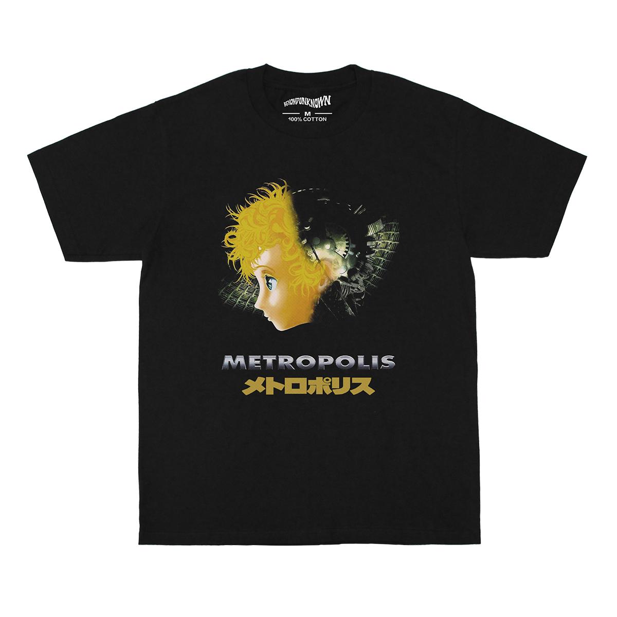 Metropolis TShirt Japanese Anime Katsuhiro Ohtomo Osamu Tezuka Memories Classic Fit Unisex Women Cotton Short Sleeves Top Shirt S