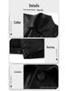 Men's Casual Sheepskin Leather Jacket: Turn-Down Collar, Ideal for Spring/Autumn, Perfect for Middle-Aged and Elderly.
