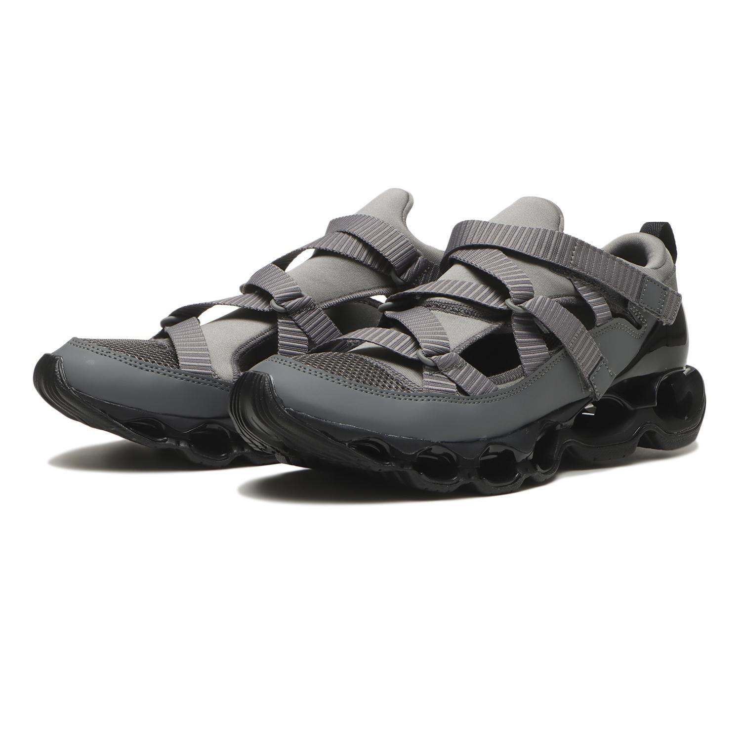 D1GA251906 Mizuno Wave Prophecy Strap Grey/Black (Men s) 9.5