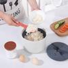 Zweischichtige Mikrowellen-Reiskocher- und Dampfgarer-Lunchbox mit Hitzebeständigkeit
