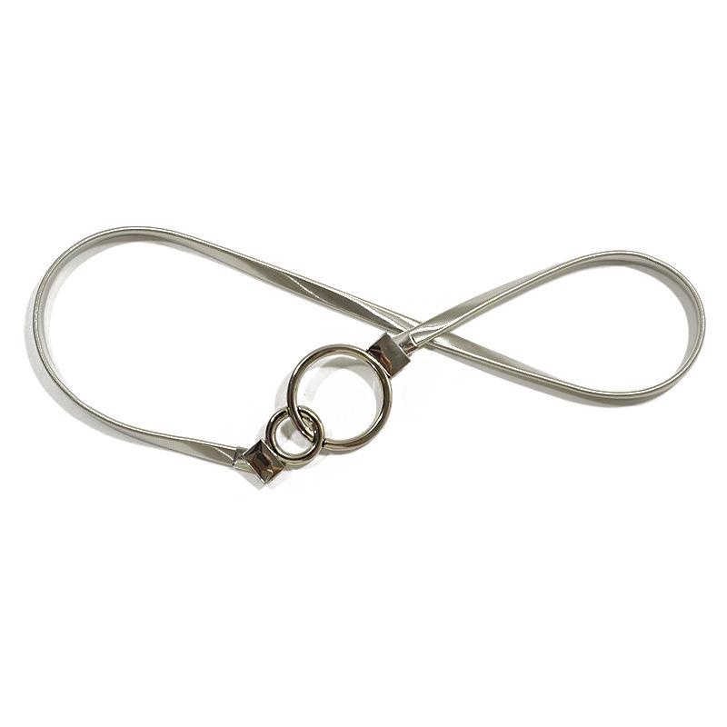 Women's Elastic Waistband Chain - Gold Waist Cinching with Korean Style Round Ring for Autumn/Winter