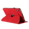 For iPad 10.9 (2022) Leather Case Rotatable Honeycomb Imprinted Shockproof Tablet Cover with Stand