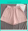 Lässige Damen-Baumwollshorts mit hoher Taille und weitem Bein für Sommerkomfort und Stil