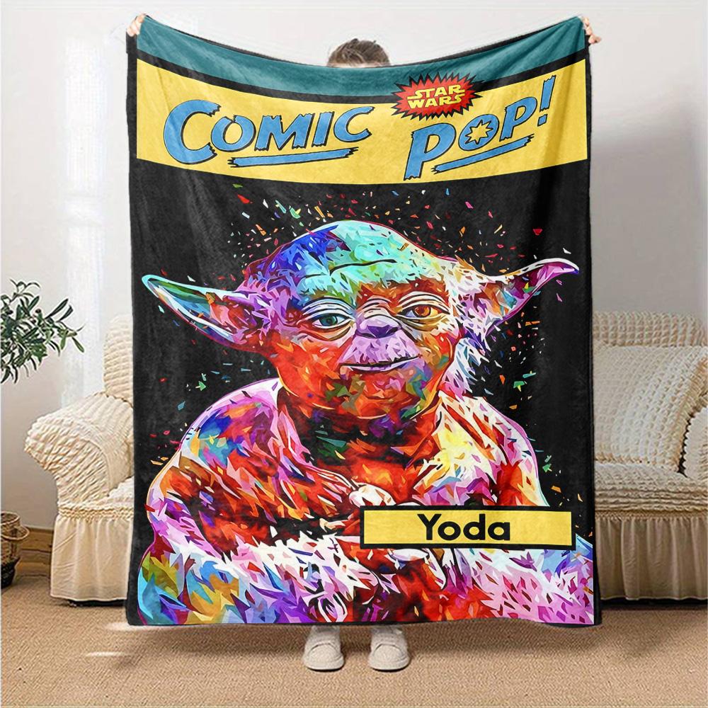 Star Wars Blanket Ultra-Soft Great for Seaside Sofa Chair Four Seasons Multipurpose Playful Design Ideal Gift for Friends Family Couples Picnic