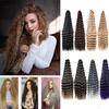 Nouvelles perruques en fibre synthétique résistante à la chaleur Faciles à tresser Cheveux en fibre chimique peignables Mèche de cheveux 30 pouces Super légère Cheveux au crochet pour femmes