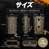 MILQUEST Magazine Pouch for Gas Handguns, MP5, and MP7, MOLLE Belt Compatible, Airsoft Soft Shell, Scorpion Style (Set of 2 Tan)